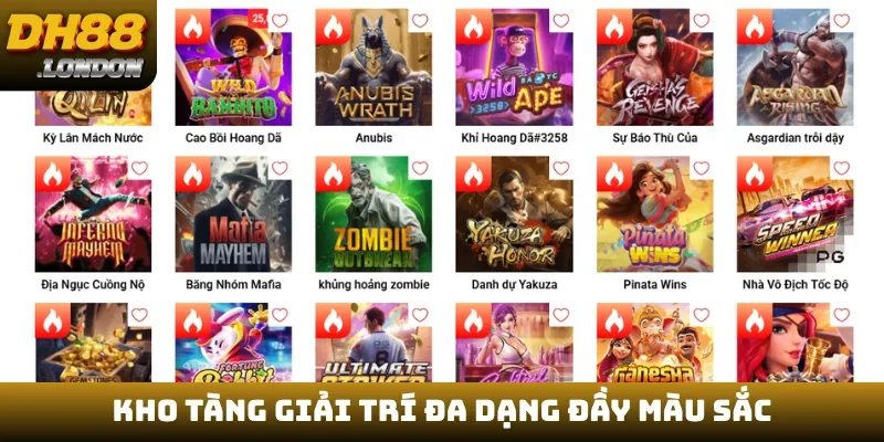 Kho tàng giải trí đa dạng đầy màu sắc