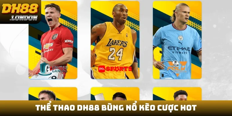 Thể thao DH88 bùng nổ kèo cược hot