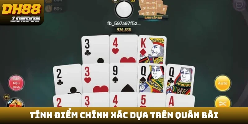 Tính điểm chính xác dựa trên quân bài